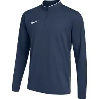 Nike Dri-FIT Park 26 Trainingstrui 1/4-Zip Kids Donkerblauw Wit