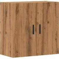 vidaXL Wandkast 60x31x60 cm bewerkt hout artisanaal eikenkleurig