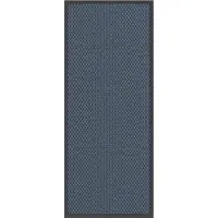 vidaXL Deurmat 60x150 cm blauw
