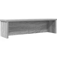 vidaXL Keukenrek stapelbaar 50x15x16cm bewerkt hout grijs sonoma eiken