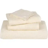 vidaXL Gastendoekjes FROGN 4 st 30x50 cm 360 g/m² crème