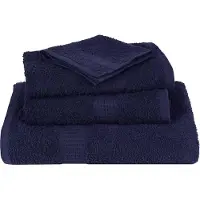 vidaXL Handdoeken FROGN 2 st 50x100 cm 360 g/m² marineblauw