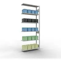 Schulte Lagertechnik - Insteekbevestiging met lengtebout - 2500x1000x300 mm, type 150 kg