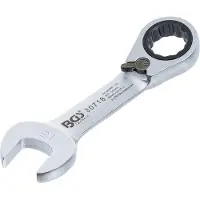 Bgs Ratelringsleutel kort omkeerbaar SW 18 mm