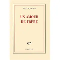 Gallimard Un amour de frère - Colette Fellous