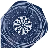 Harrows Quadro Dartboard Blue - Dart Flights
