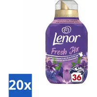 Lenor 20 x - Wasverzachter - Fresh Air Maneschijn - Ultra Geconcentreerd - 36 Wasbeurten - Wasverzachter - Frisheid - Wasgoed - Kledingbescherming - Buiten Geur