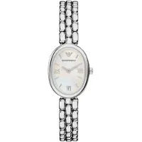 Emporio Armani AR11776 Vrouwen Horloge 28 mm - Zilverkleurig