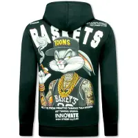 True Rise Oversized hoodie met capuchon gangster chicago