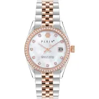 Philipp Plein Analoog horloge goud / zilver / parelwit