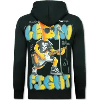 True Rise Oversized hoodie met capuchon lemon rock