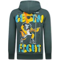 True Rise Oversized hoodie met capuchon lemon rock