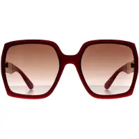 GUESS Vlinder Dames Glimmend Rood Bruin Kleurverloop GO00031