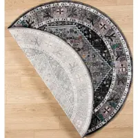 Muratap Picasso paloma rond vintage vloerkleed - laagpolig- 240 cm rond
