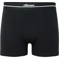 Ellesse Heren Ambria Boxer Shorts (Verpakking van 3) (Zwart)