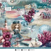 Studio Light Collage paperpad Backgrounds & elements - JMA Tide of hope nr. 432