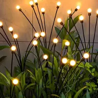 Aigostar 10Q4W - Solar Tuinverlichting - Sfeerverlichting - vuurvliegjes - Zonne Energie - IP44 - Prikspots