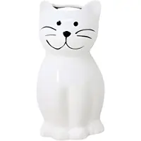 Concorde Waterverdamper radiator - kat / poes - wit - kunststeen - kinderkamer - 17 cm - luchtbevochtiger
