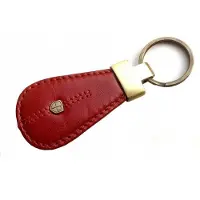 Peterson Rode, leren sleutelhanger -