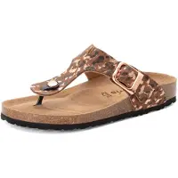 Tamaris Teenslipper beige / bruin / donkerbruin / zwart