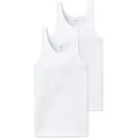 Schiesser Cotton Essentials Heren Onderhemd - Wit - Maat M