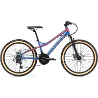 Bikestar MTB kinderfiets 24 inch blauw unisex