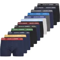 Jack & Jones 12-pack Boxershorts M Zwart
