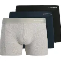 Jack & Jones Boxershorts 'JACGabriel' navy / grijs gemêleerd / zwart