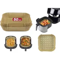 Beper Vierkant Papieren Bolletje Voor Airfryer (c103acc003) Bakpapier