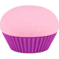 Lola Vacuüm-golf vibrerende magische cupcake - Zuigvibrator - USB - Waterdicht IPX7