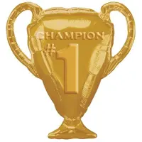 Amscan - Folieballon Gouden Trofee - 63 x 71 cm