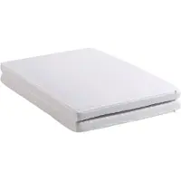 STILVORA Matras 140x200 cm – Opvouwbare H3 Matras Ergonomisch – Honingraat Bovenlaag & Antislip Onderzijde – Schuim – Wit – Met Matras