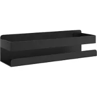 vidaXL Doucherekje 23x6,5x6 cm geborsteld 304 roestvrij staal matzwart