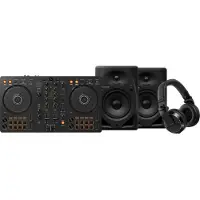 Pioneer DJ DDJ-FLX4 + DJ HDJ-X7 Zwart + DJ DM-50D-BT Zwart