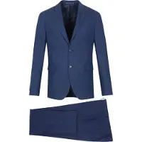 Suitable Kostuum Argon Blauw