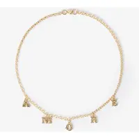 Anna + Nina Anna+Nina Gold Plated Amore Choker Ketting