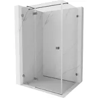 Mexen Lunar T douchecabine draaibaar links 80 x 120 , transparant, gun metal - 834T-080-120-95-00-L