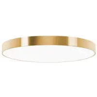 Hufnagel LED-plafondlamp AURELIA, dimbaar, messing / goud, Woon-/ Eetkamer, Kunststof, Modern, LED plafondlamp