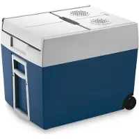 Aura Elektrische koelbox 12 en 230 volt - Elektrische koelbox - Koelbox - Blauw - ‎40cm x 54cm x 46cm