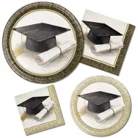 Creative Converting Bordjes Classic Graduation (Ø18cm, 8st)