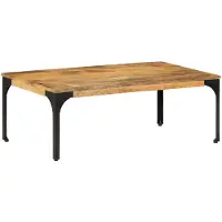 vidaXL Salontafel 100x55x35 cm massief mangohout