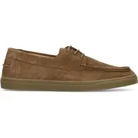 Manfield Beige suède bootschoenen | Maat 46