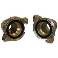 Lalizas Brass Fire Hose Coupling Nakajima 50 Clamp Goud