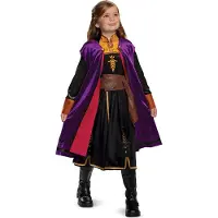 Disguise DISNEY - FROZEN 2, Anna Op reis Deluxe , Maat XS (3T-4T jaar), Meisjes