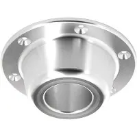 VETUS Swivel Anodized Aluminum Table Top Zilver
