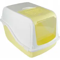 Laroy Kattentoilet Sybil met filter en schepje 57x38x38cm giallo