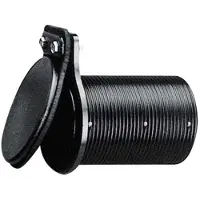 Nuova Rade Thru Hull With Non Return Valve Extension Zwart 68 x 107 mm