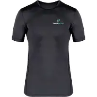 Gamepatch | Compression shirt SHORT SLEEVES | Zwart | Maat S | Basketball | Handball | Urban Sports
