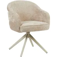 Starfurn Eetkamerstoel Bella - Zandkleur/Beige - Draaibaar - Set van 2