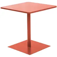 Sweeek - Vierkante bistro tuintafel staal 2 plaatsen 70cm - orea